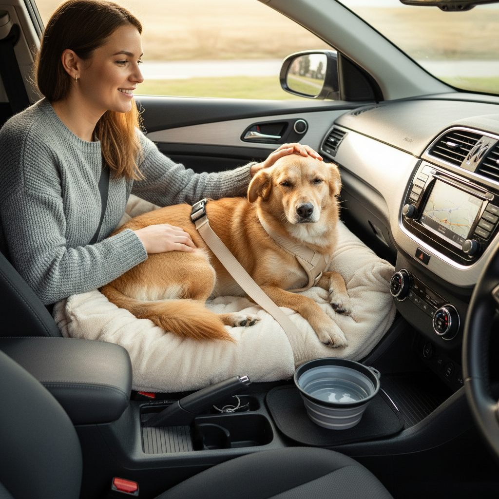 Comment aider les chiens anxieux ou souffrant du mal des transports à rendre leurs voyages plus agréables ?