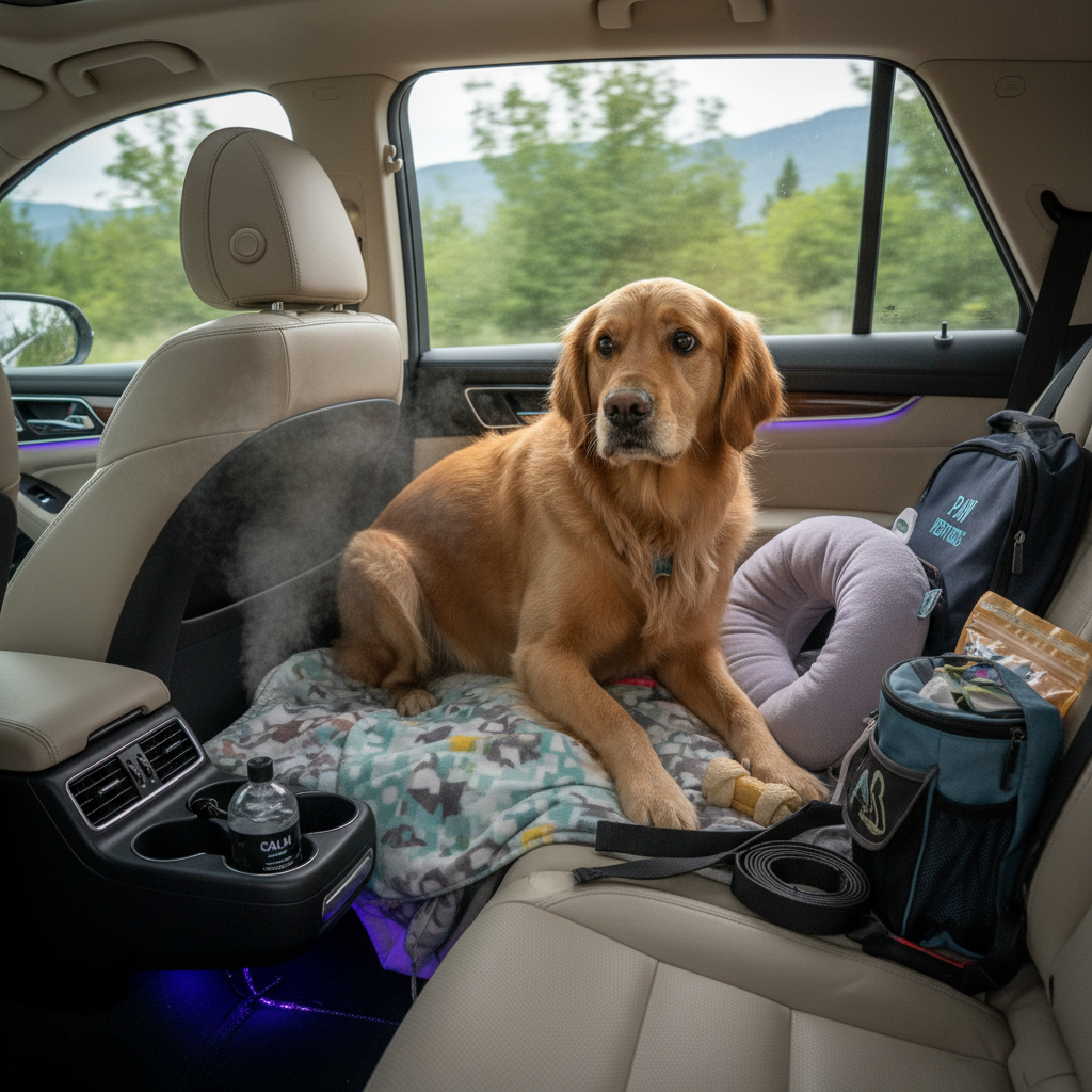 découvrez des conseils pratiques pour apaiser les chiens anxieux ou sujets au mal des transports et rendre leurs voyages plus confortables et agréables.