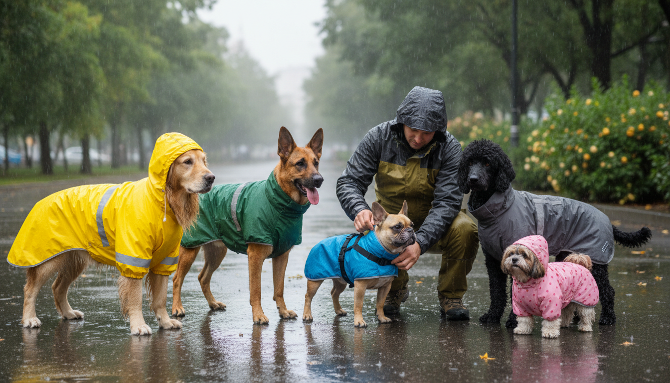 découvrez comment choisir le manteau ou l'imperméable idéal pour protéger votre chien de la pluie et le garder au sec et à l'aise lors de toutes vos sorties.