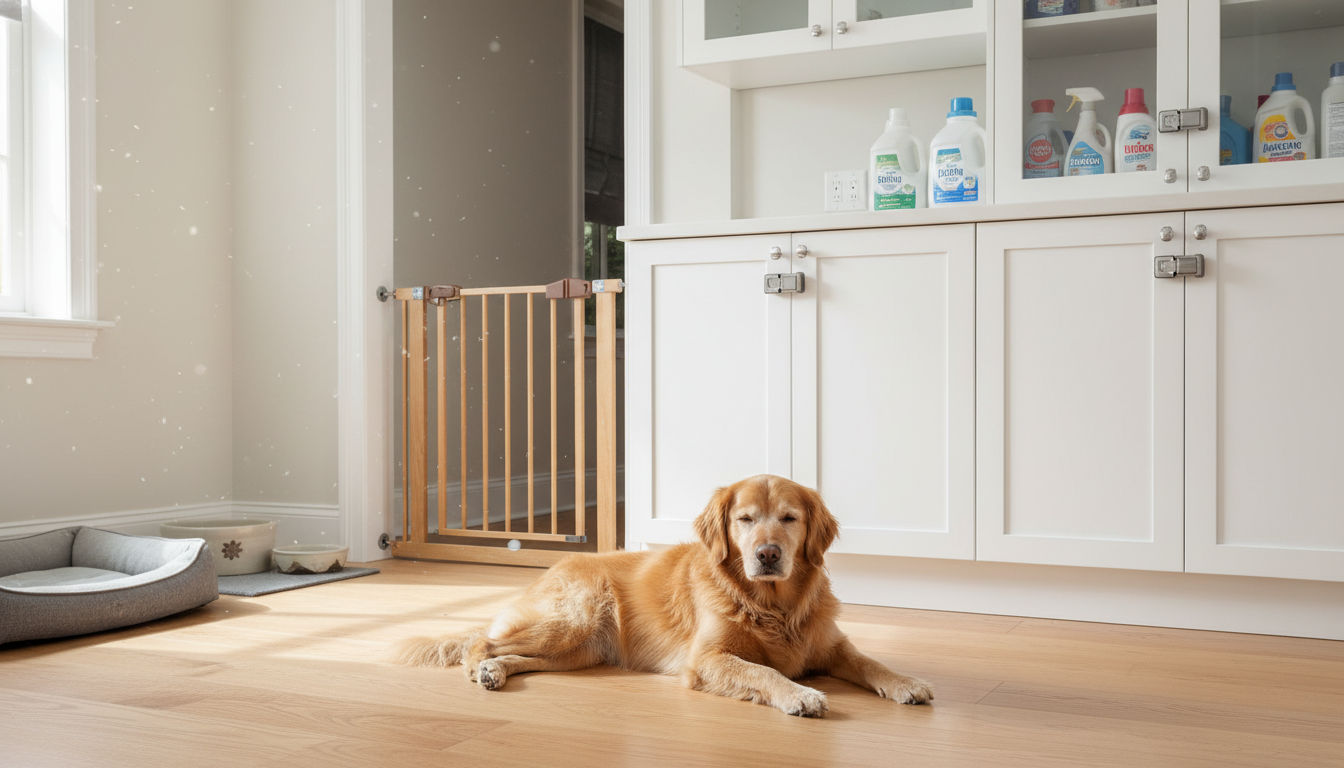 découvrez des conseils pratiques pour protéger votre chien des produits ménagers dangereux et assurer sa sécurité à la maison.