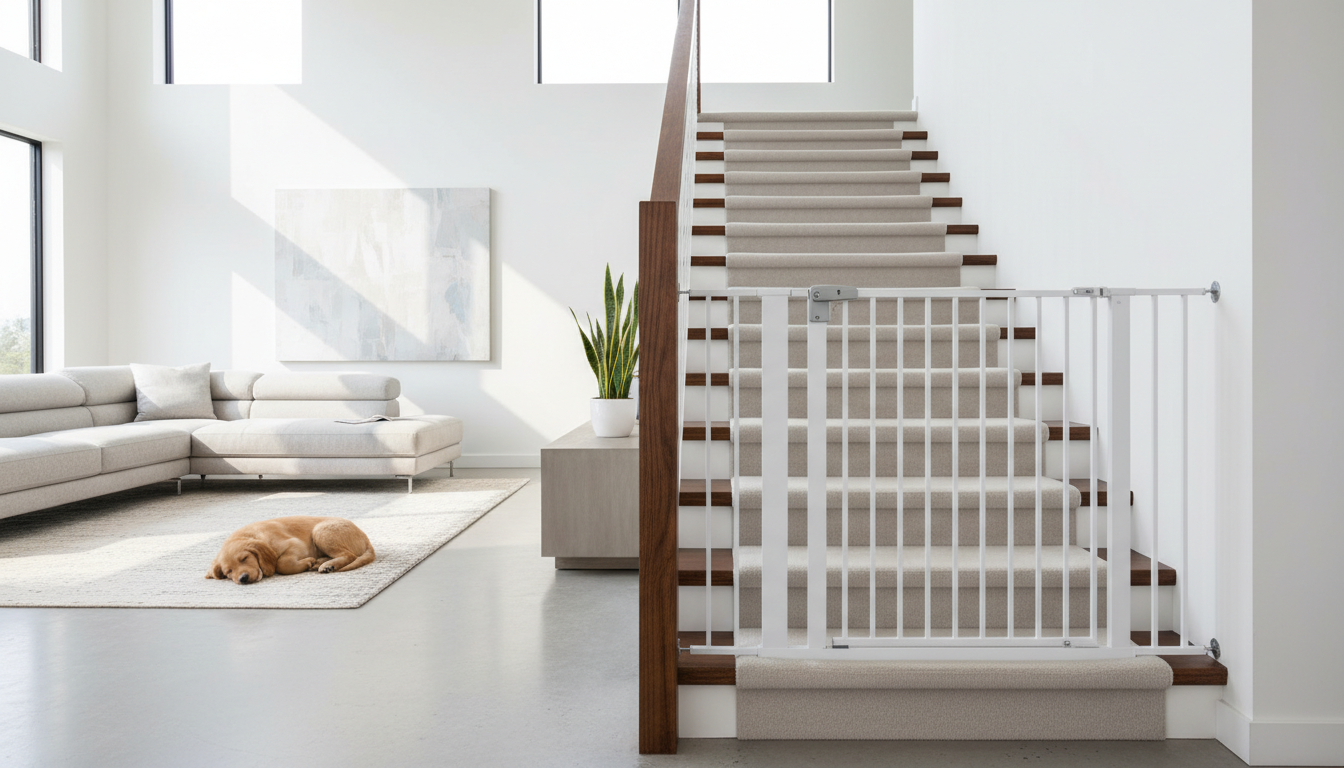 Comment utiliser les barrières et les portes pour sécuriser les zones non autorisées de la maison ou faciliter la gestion des espaces pour les chiens ?