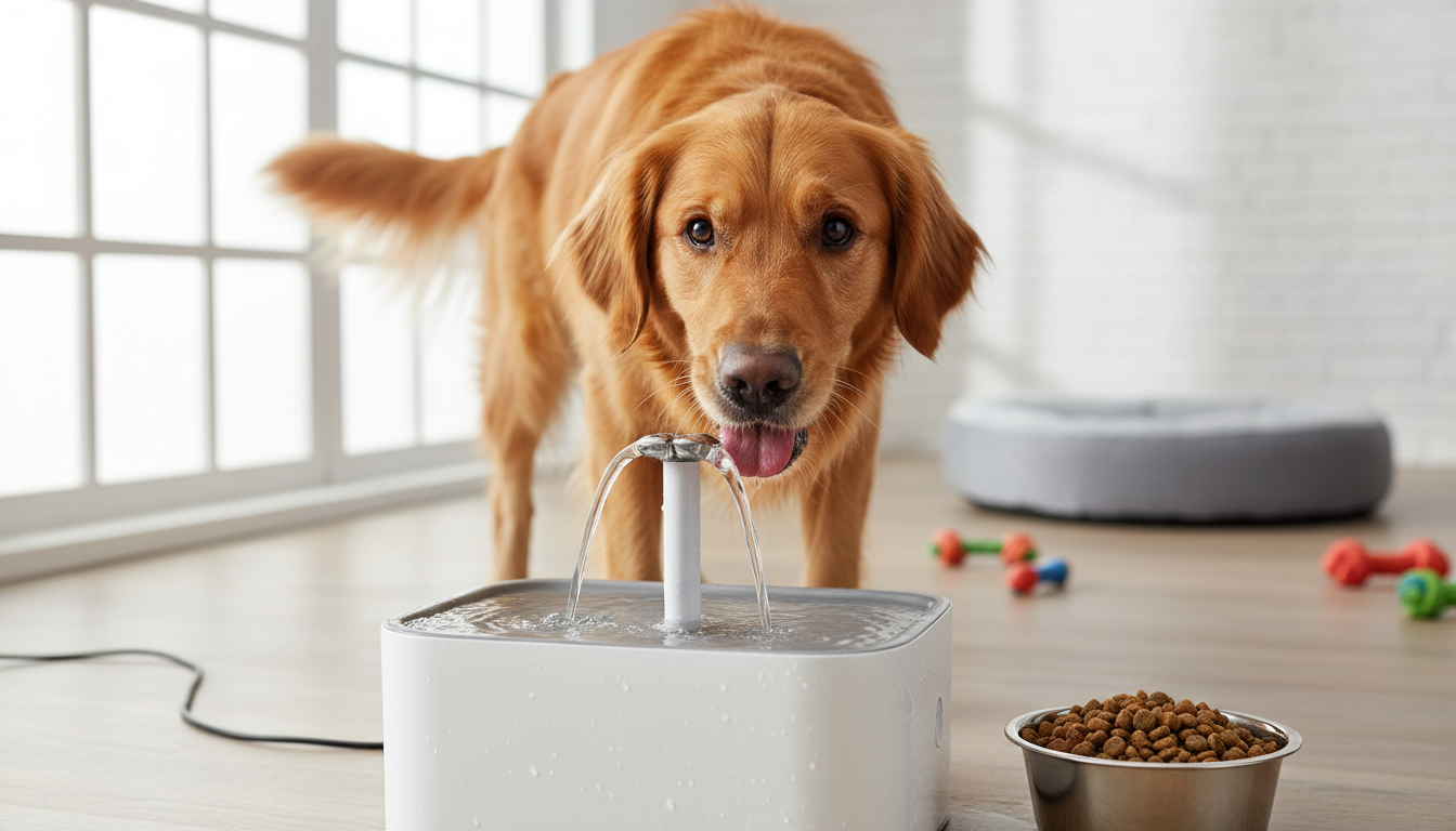 Pourquoi opter pour une fontaine à eau pour chiens pour encourager votre compagnon à boire plus ?