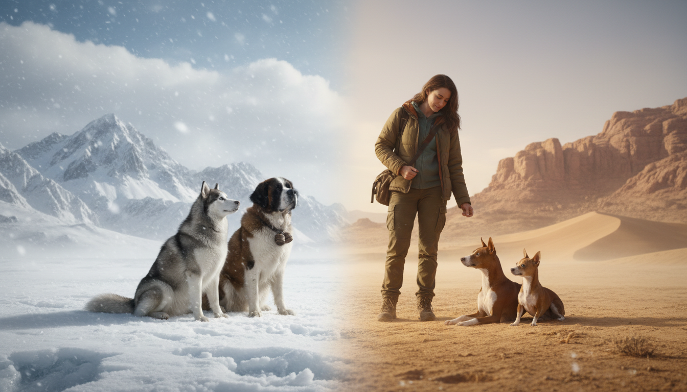 Comment choisir la race de chien adaptée à votre climat ?