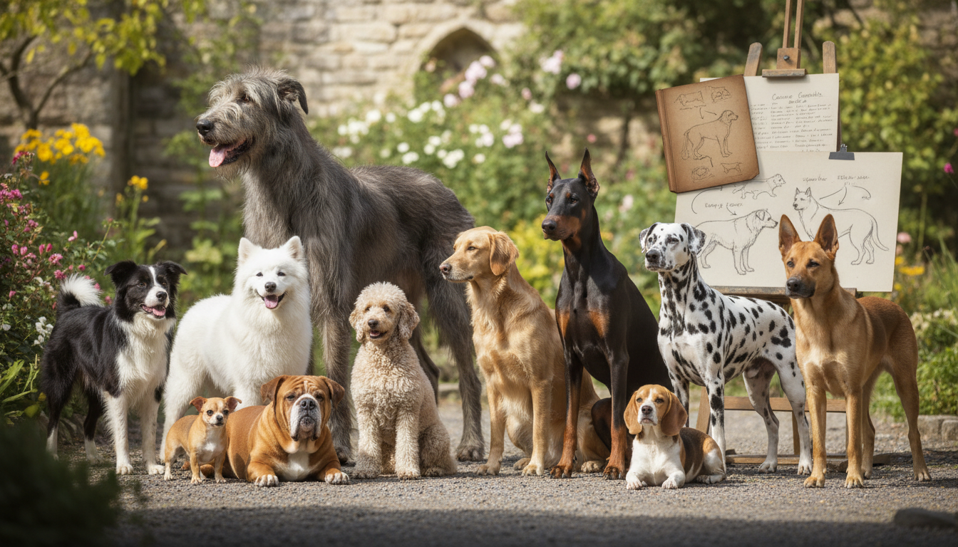 découvrez comment la sélection et l'élevage ont influencé la diversité des races de chiens, façonnant leurs caractéristiques uniques et leurs adaptations.