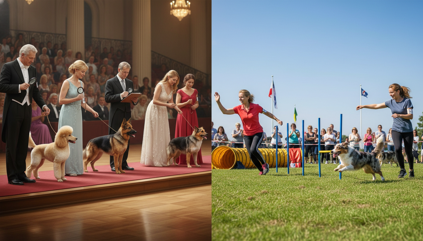 découvrez l'évolution des compétitions canines, des traditionnelles expositions aux épreuves dynamiques d'agilité, et comment ces événements ont transformé la relation entre chiens et maîtres.