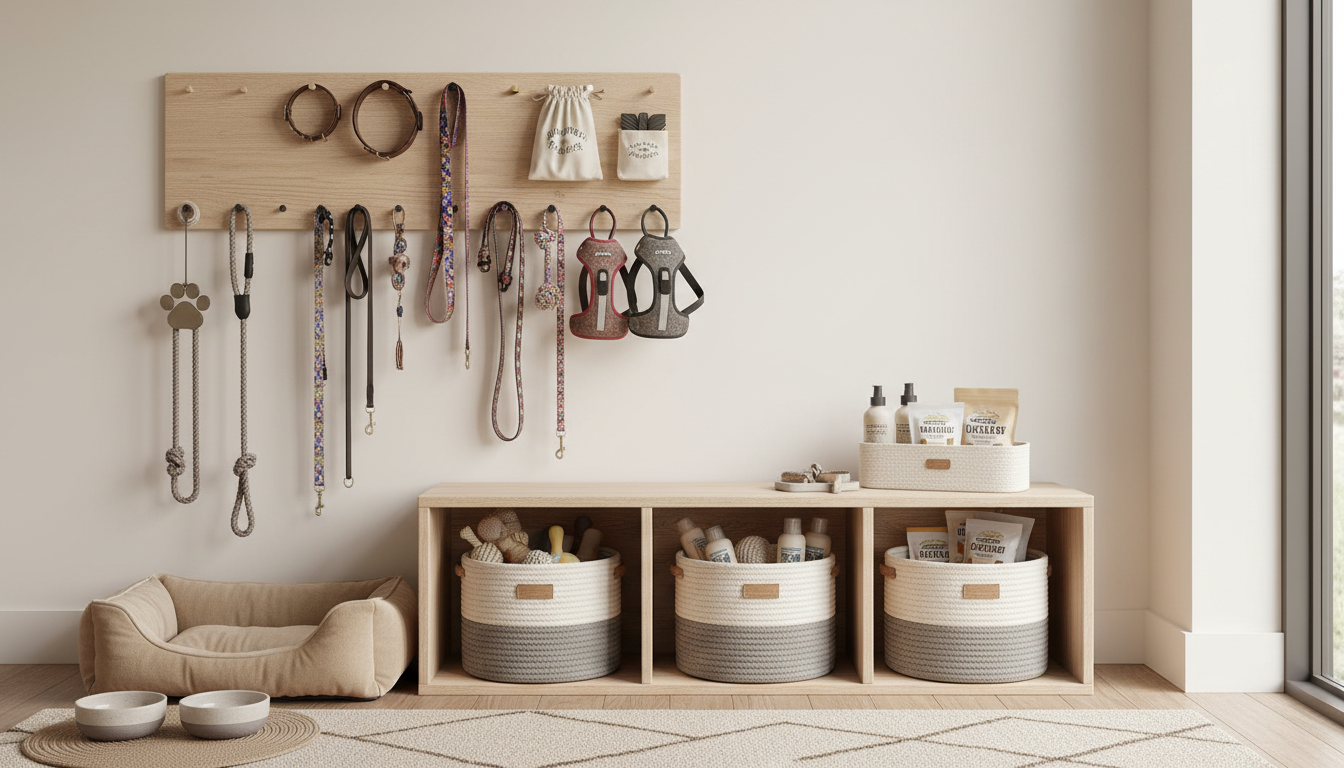 Comment organiser les accessoires de votre chien pour un espace rangé et fonctionnel ?