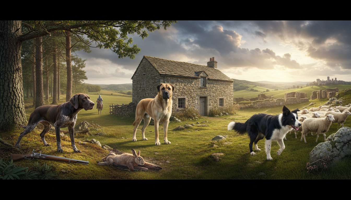 Les chiens : chasseurs, gardiens et bergers à travers l&rsquo;histoire ?