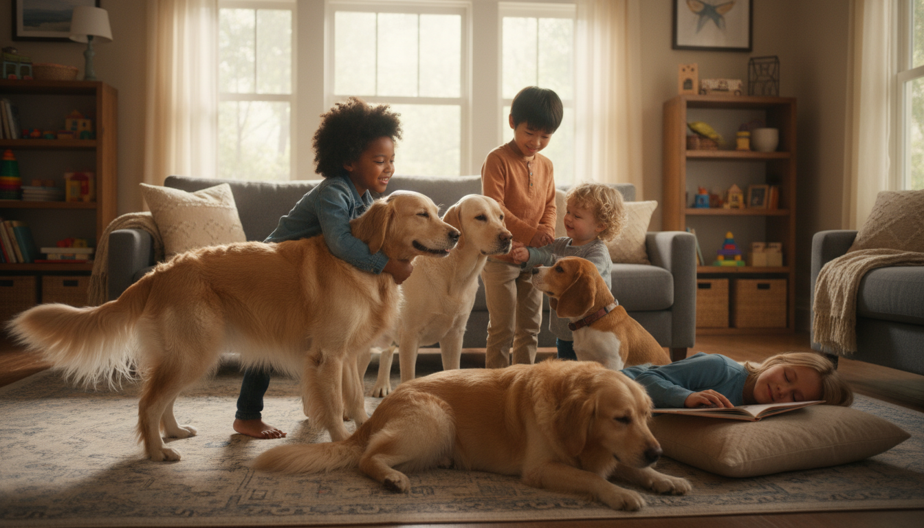 découvrez quel chien choisir pour assurer une harmonie parfaite avec les enfants dans votre famille. conseils et astuces pour un compagnon idéal adapté à votre foyer.
