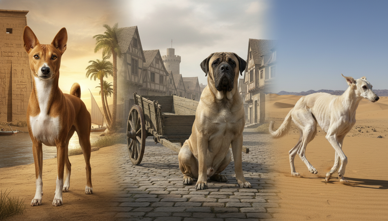 découvrez les origines fascinantes des premières races de chiens officiellement reconnues et leur évolution au fil du temps.