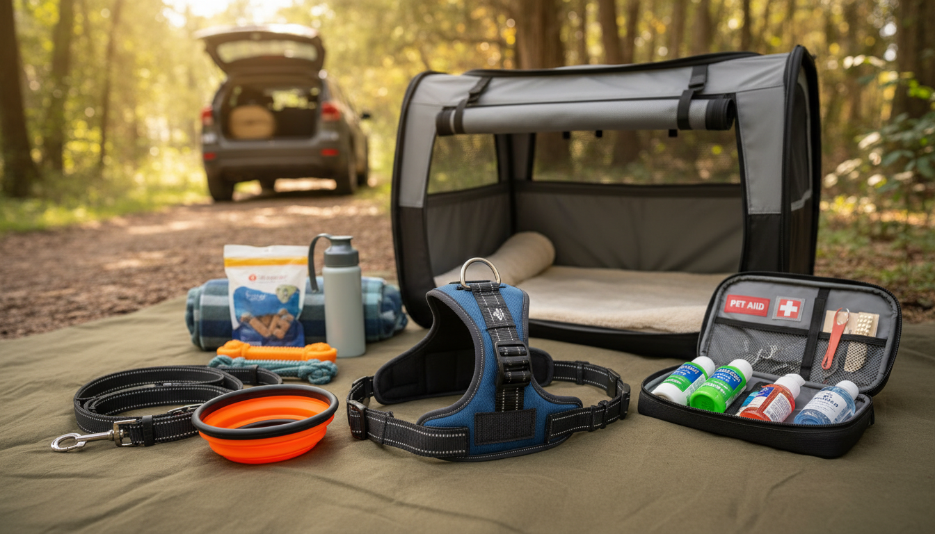 Quels accessoires de voyage sont indispensables pour voyager en toute sécurité et confortablement avec son chien ?